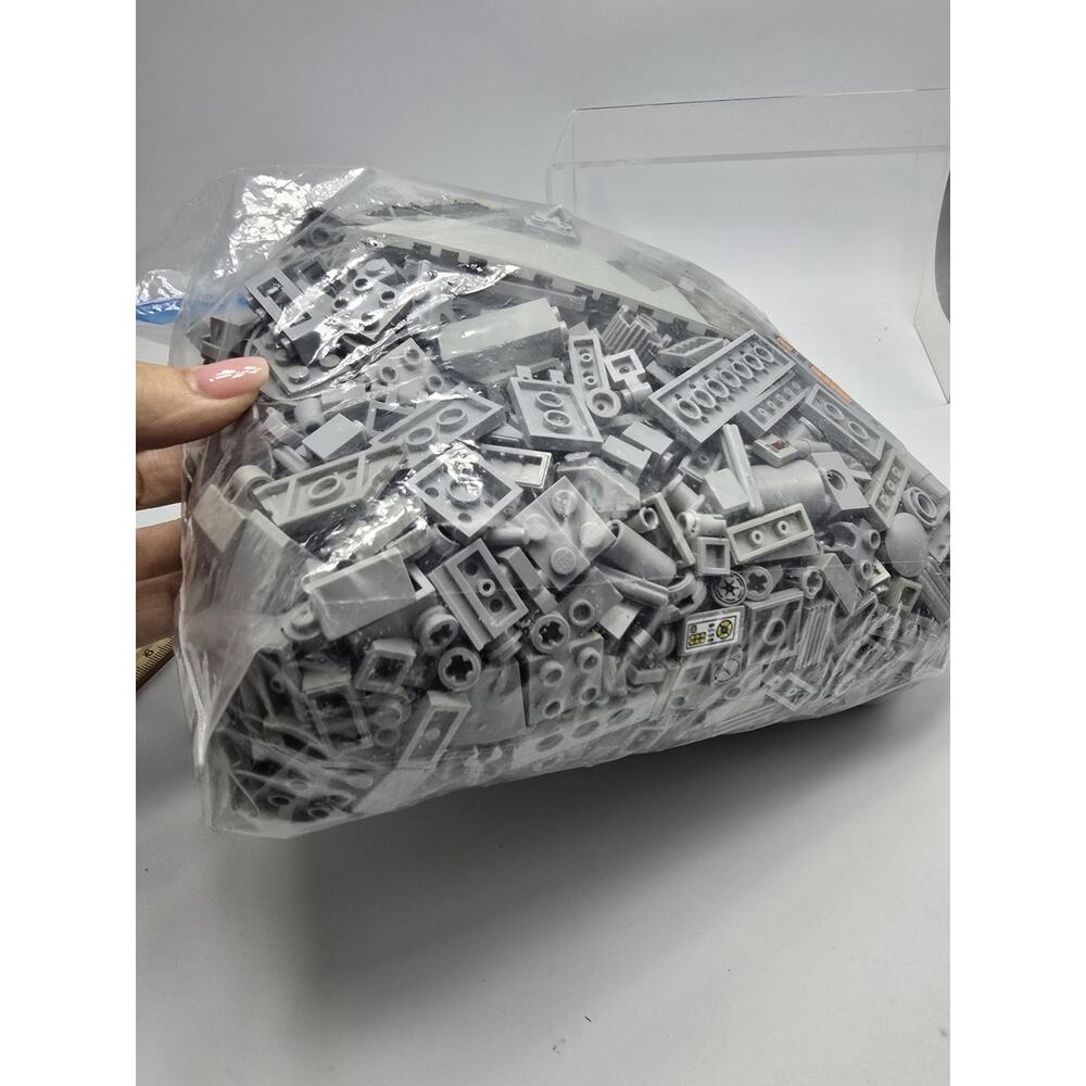LEGO Light Gray Bricks/Pieces Bulk Lot Random Assortment - Picture 3 of 3